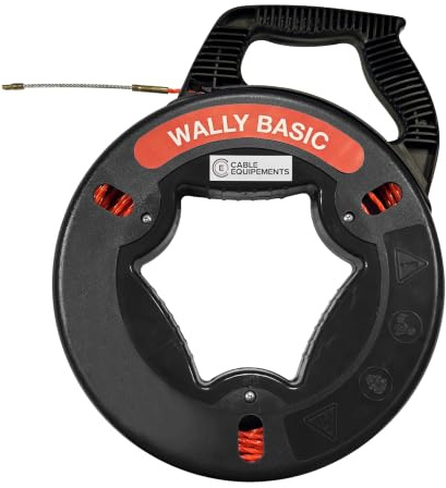 Aiguille de tirage WALLY BASIC polyester torsadé - Tire fils électriques diamètre 4 mm, longueur 30 m