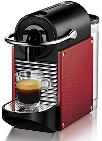 Magimix M110 Pixie Cafetière (indépendante, métallique, rouge, vanne, expresso, 0,7 l, 11,1 cm)