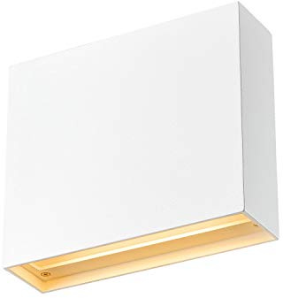 SLV Fyrram 19 insida, LED, ytmonterat ljus, väggspot/2700/3000K 11W 580/640lm vit 100 grader, aluminium, 11 W