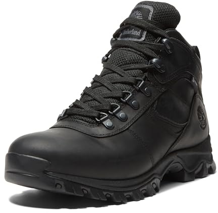 Timberland Men's Mt. Maddsen Anti-Fatigue Hiking Wateproof Leather Hiking Boot, Black Full-Grain, 12 Medium