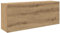 vidaXL Bad-Wandschrank Artisan-Eiche 100x25x40 cm Holzwerkstoff, Bad-Hängeschrank, Hängeschrank Badezimmer, Wand-Badschrank, Hängeschrank Bad