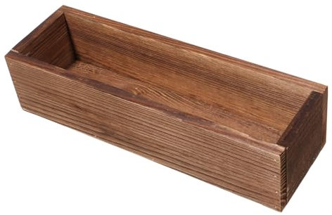 Toddmomy Pentola di fiore morto pianta fioriera da giardino vaso per piante da vasi succulenti fioriera da esterno vaso di fiori rustico vasi di fiori indoor Di legno Caffè