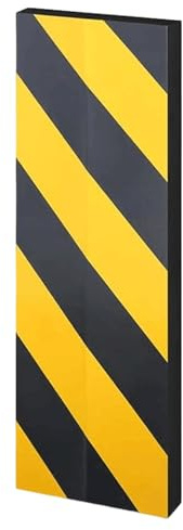 Nybhyjka Pare-chocs mural de garage – Protection réfléchissante en mousse, coussin antidérapant auto-adhésif en mousse, protection robuste pour entrepôt, salle de sport, véhicule à domicile