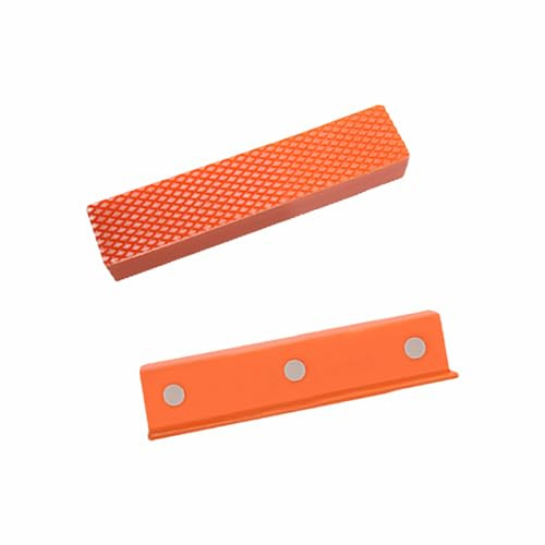 1 par de protectores magnéticos para mordazas de tornillo de banco de 125 mm, almohadillas de mandíbula para taladro, prensa, molino, abrazadera de carpintería, metalurgia, fabricación de fontanería