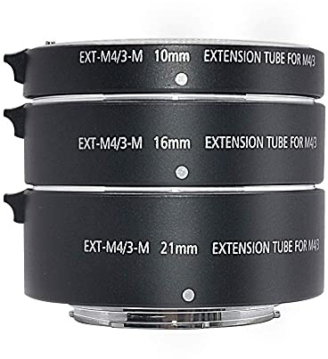 Mcoplus Plastic Macro AF Auto Focus Extension Tube DG for Four Thirds M43 Micro 3/4 Camera