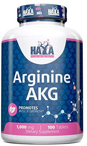Haya Labs Arginina Akg, 1000 Mg - 100 Comprimidos 220 g
