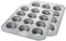 USA Pan Bakeware Cupcake and Muffin Pan, Nonstick Quick Release Coating, 12-Well, Set of 2, Aluminized Steel