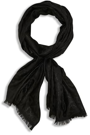 DKNY Women's Accessories Scarf, Black, One Size