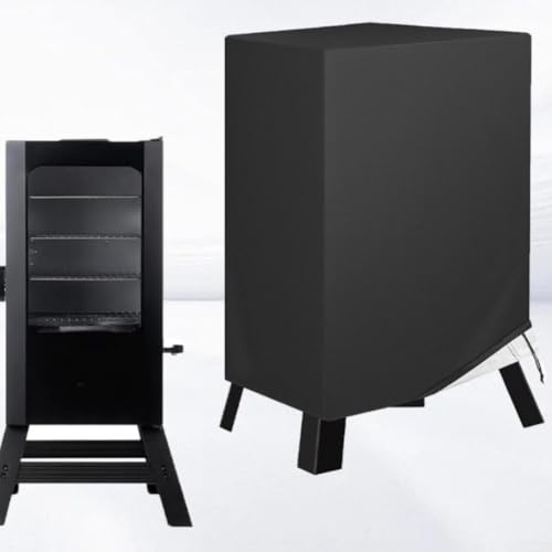 Cubierta para chimenea eléctrica, impermeable, a prueba de polvo, tela Oxford resistente, para parrillas eléctricas de barbacoa con correas cortavientos, 47 x 45 x 84 cm