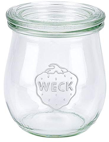 6x WECK-Mini-Tulpenglas 220ml mit Deckel