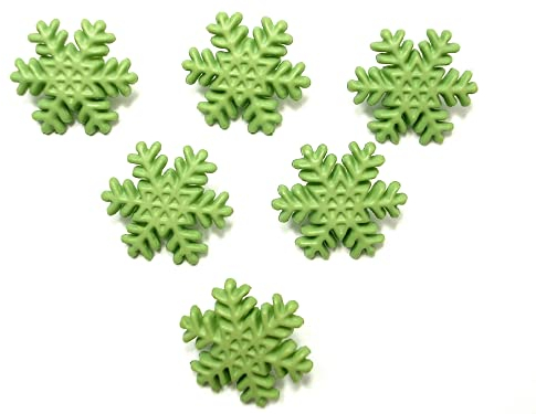 – Juego de 6 botones: diseño de copo de nieve, en materia de plástico, de un diamettre de 17 mm.Artículo Neuf, ideal para Vos manualidades, recortes, sastre, costura, tejer. Botón niños o adulto en