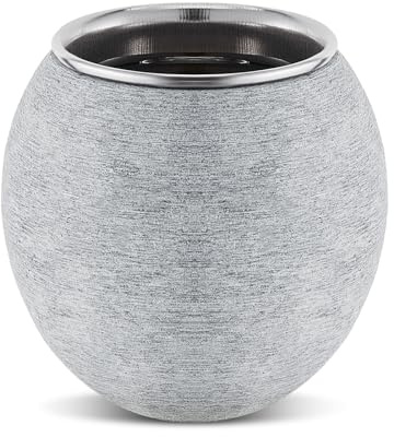 Hushee 1 Pc Sauna Aromatherapy Stone Cup, Sauna Essential Oil Diffuser, Aromatherapy Bowl Accessories with Stainless Steel Diffuser Bowl for Spa Luxury Oil Holder