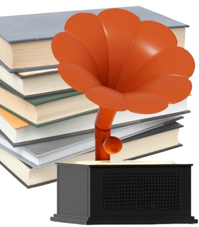 Altoparlanti portatili – Grammofono Speaker – Lettore musicale stereo wireless con 3 modalità di illuminazione per cucina, camera da, all'aperto, uomini e donne