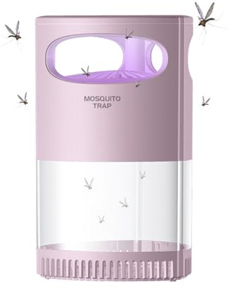 Potente Trappola per Mosche Interna Elettromacchina Zanzare con Luce e Aspirazione Non Sono Necessarie Schede Adesive Miglior Catturatore Moscerini Falene delle Frutte