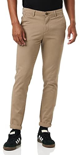 JACK & JONES Herren Jpstmarco Jjbowie Sa Beige Noos Hose, Beige, 33W / 32L