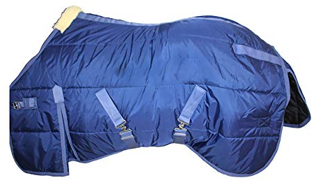 MaJu Ponydecke 420 Denier Rip-Stop-Gewebe Stalldecke Pony Pferd Fleece,110cm