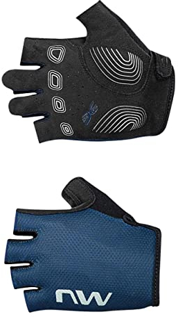 Northwave Active Fahrrad Handschuhe kurz blau/schwarz 2023: Größe: L (9)