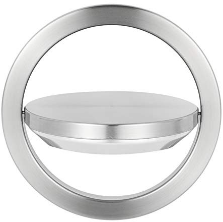 Jolsaawie Coperchio a lembo da cucina in acciaio inox da incasso a incasso con coperchio per pattumiera per bidone della spazzatura Coperchio della spazzatura Coperchio della cucina piano di lavoro