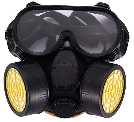 SuBeriYi Masque Respiratoire Anti-Poussière, Masque à Gaz Chimique, Protection Travail pour Produits Chimiques Industriels
