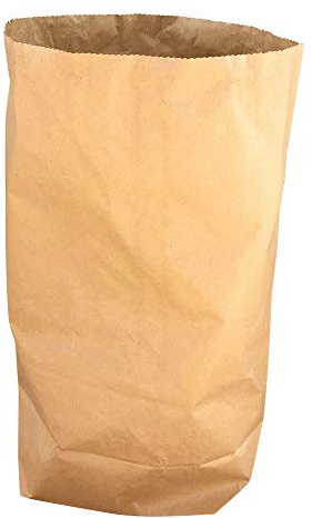 VEPATIM 25 Papier Müllsäcke 30 L 45x60+20cm 2-lagig kompostierbar & kompostierbar braun