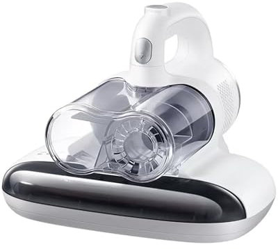 Aspiradora de colchones, aspiradora para ácaros, succión de 12 kPa, luz UV-C de 253,7 nm, aspiradora para cama con filtración para sofás, colchones y alfombras