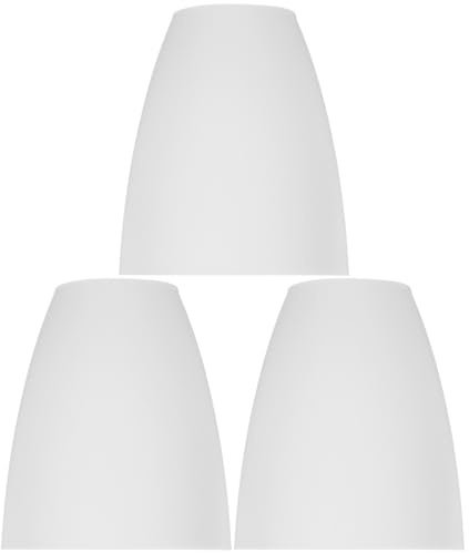 OSALADI Lot de 3 abat-jours décoratifs avec ouverture de 30 mm - Convient pour douille E14 - Idéal pour les lampes de table et les lampadaires