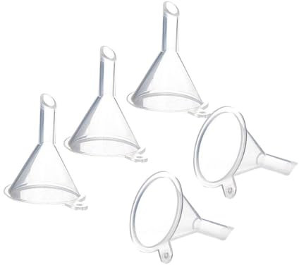 MAGICLULU 5 Pz imbuto separatore per liquidi imbuti miniimbuto cucina a imbuto gadget da cucina piccolo imbuto bianca