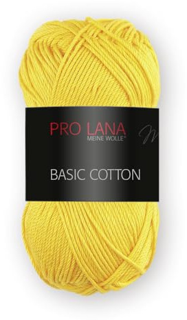Pro Lana Basic Cotton ca. 125 m 50 g (0022 - Gelb)
