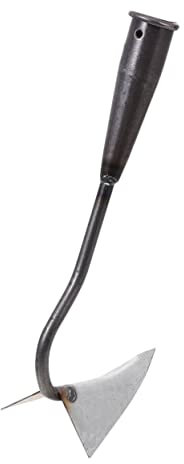 UPKOCH Strumento Triangolare Da Giardinaggio Per Diserbo e Scavo Terreno, Attrezzo Manuale Resistente Per Frutteti e Orti, Utensile Multifunzionale Per Scavare Fossi e Piantare Fiori in Giardino