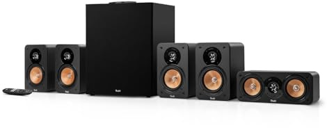 Teufel Ultima 20 Concept Power Edition - Système Audio Surround 5.1, système Home cinéma Complet avec récepteur AV intégré, Bluetooth, Dolby Audio, Fonction Carte Son USB-C, HDMI Arc CEC (Noir)