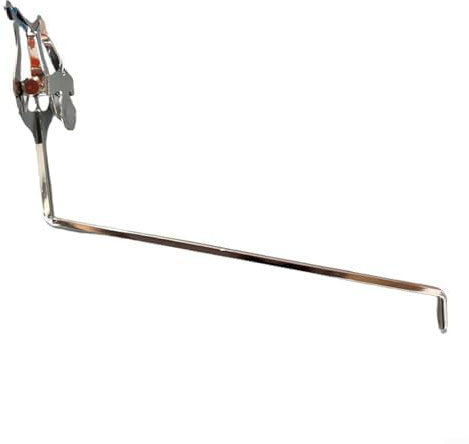 Lyre portable pour trompette de fanfare à pince sur support pour partitions d'instruments à vent, design en métal léger, longueur 30,5 cm, convient pour saxophone soprano alto