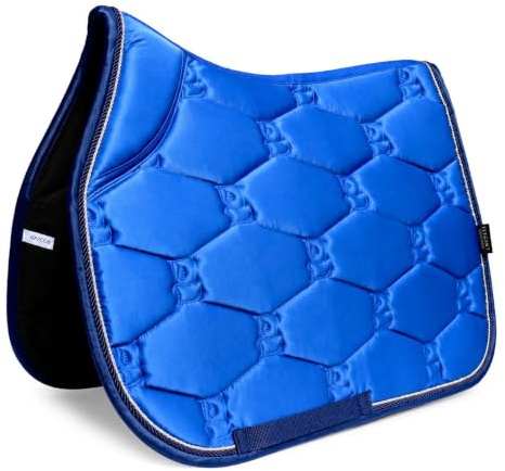 Elite Range Close Contact Pony Jumping Saddle Pad Blue Horizon