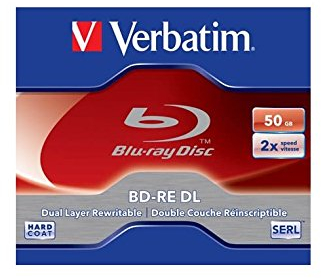 Verbatim 43760 50 GB Blu-Ray-Disc read / write (BD) - BD-Re blanks (50 GB, 405 nm)