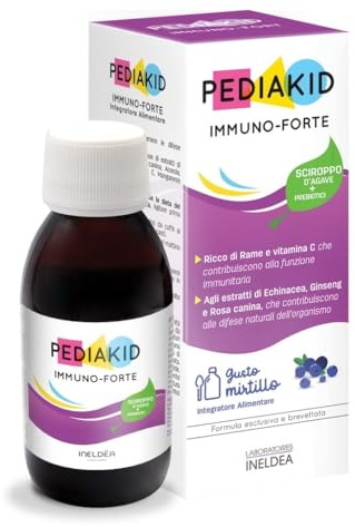 PEDIAKID® - IMMUNSTARK - 125 ml - Zur Stärkung aller Abwehrkräfte des Organismus - Glutenfrei - Ab Aufnahme der Beikost - Leckerer Geschmack - ISO 22000:2005 zertifiziert