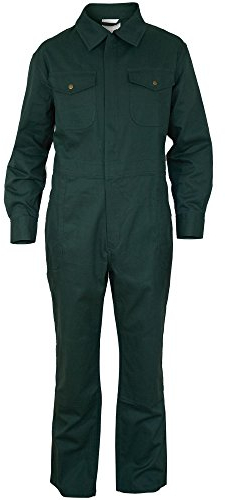 Carson Classic Workwear Arbeitsoverall aus reiner Baumwolle, 1 Stück, 44, moos grün, KTH735.GRÜ