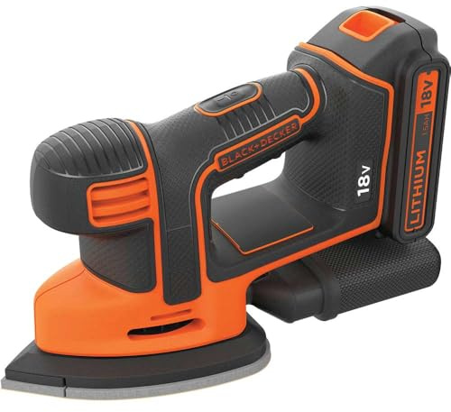 BLACK+DECKER 18V Cordless Mouse Detail Sander Battery not included, BDCDS18N-XJ