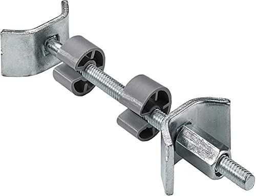 Hettich 9220216 Plattenverbinder (Möbelverbinder) für stabile Verbindungen-100mm, 35/20 mm-10 Stück, Grau