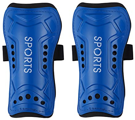 Football Shin Pads, Kids Youth Shin Guards Beginner Elite Athlete Perforated Breathable Kids Shin Pad for Boys And Girls Football Games Leg Calf Protective Gear (6-15 years)