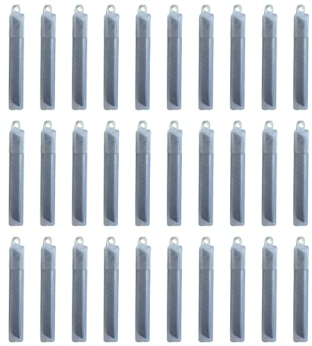 daniplus 300 Stk. Abbrechklingen 9mm, Ersatzklingen Cutterklingen Abbrechklinge für Cuttermesser Teppichmesser
