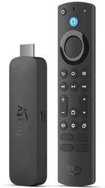 Amazon Fire TV Stick 4K Max, unterstützt Streaming über Wi-Fi 6E, Ambient-TV (2. Generation, Internationale Version)