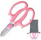 TaoTaoChong Flower Cutting Scissors Floral Pruning Shears Gardening Tools for Trimming House Plants Indoor Fresh Flowers Arranging Pink