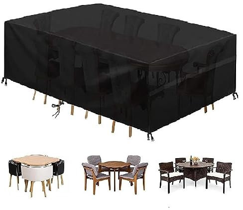 Zhadongli Art Gartenmöbel Abdeckung 125x63x74cm Abdeckung für Gartenmöbel Wasserdicht, 420D Oxford Abdeckhauben für Tische, Stühle, Sofas Garten Abdeckung