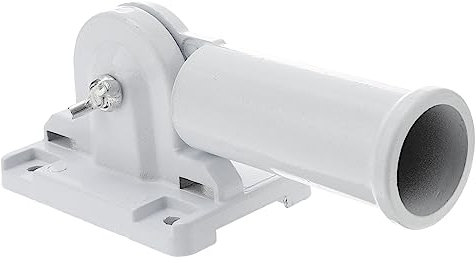 Gatuida 1pezzi Staffo Per Asta Portabandiera Da Parete Accessorio Di Fissaggio Per Asta Portabandiera in Lega Di Alluminio Resistente All Usura Per Esterni