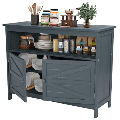 TinFrey Gartenschrank wetterfest Outdoor, Robuster Aufbewahrungsschrank aus hochwertigem Holz-Kunststoff (HIPS) – Pflegeleicht, UV-beständig & langlebig – Ideal für Garten, Balkon & Terrasse