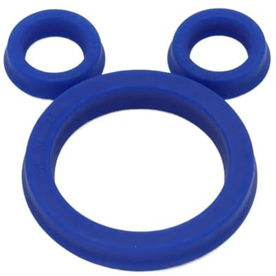 Hydraulic Oil Seal Washers Seal Ring, 4-20mmID Polyurethane PU Radial Shaft Piston Rod U/Y Lip Ring Gasket Hydraulic Oil Seal Seal washer(OD 2mm)