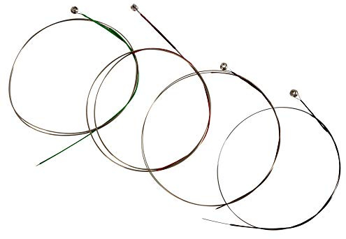 Classic Cantabile VL-44 Violinen-Saiten 3/4 Größe (glatte Oberfläche, rund gewickelt, jede Saite in beschrifteter Einzelkülle, im Set / 4-saitig)