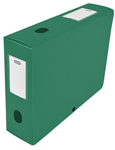 ELBA 400094584 häftbox för montering baksida 80 mm polypropylen genomskinlig 24 x 32 cm grön