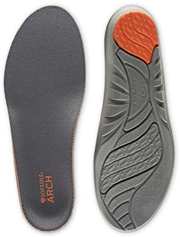 Sof Sole womens High Arch Performance Full-length Insole, Grey, 5-7.5 US