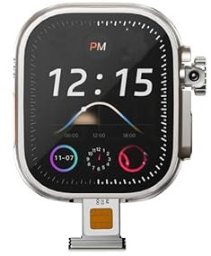 XINDADA DW99 S9 Ultra Android Smart Watch 4G Let 800W Camera GPS WiFi G00gle Play Heart Rate Blood Oxygen Smartwatch For Men Student (Silver)