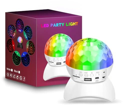 Colorful Led Disco Ball Light Altoparlante Bluetooth Luce Della Fase Portatile Ricaricabile Partito USB Strobe Festival di Nozze Ambiente U5x7